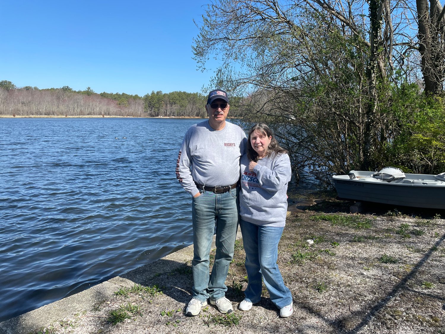 Canaan Lake resident Ray Crescenzi and his wife Teresa have lived on the lake since 1995. When the lake was drained, cleaned and refilled, unfortunately the native fish disappeared. This May, they plan to restock the largemouth bass.
